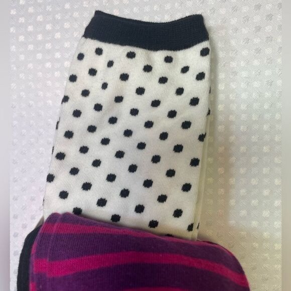 KATE SPADE WOMEN'S NEW YORK CREW SOCKS 3-PAIRS ONE SIZE - Picture 3 of 7